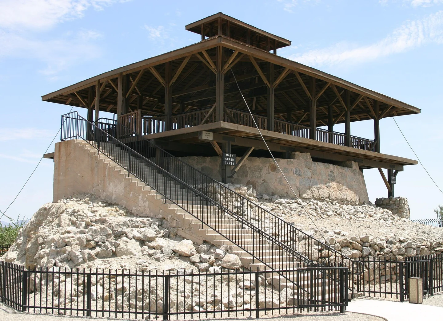 Yuma Territorial Prison guard tower in Yuma, Arizona