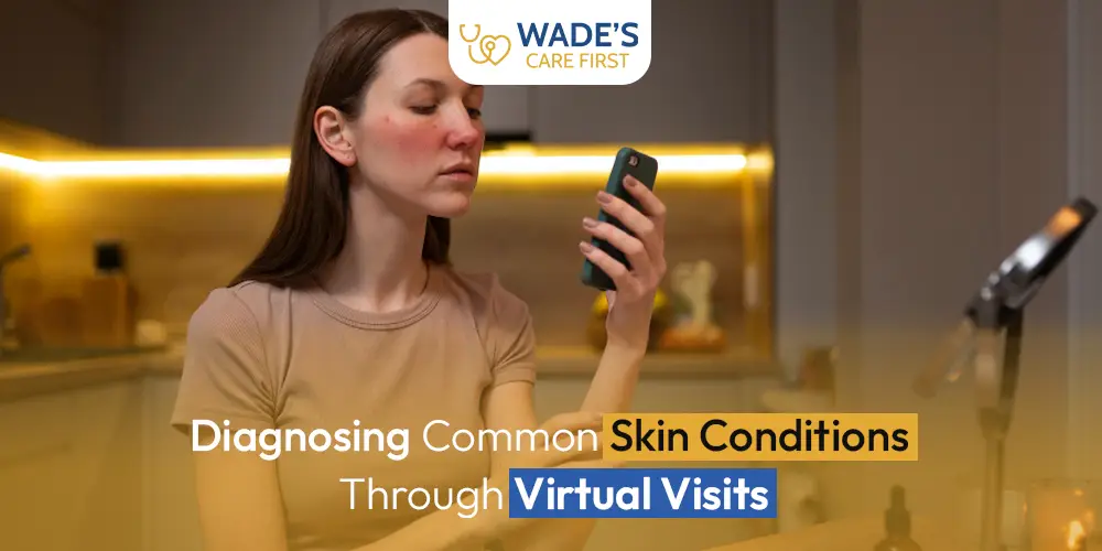 Diagnosing Common Skin Conditions Through Virtual Visits