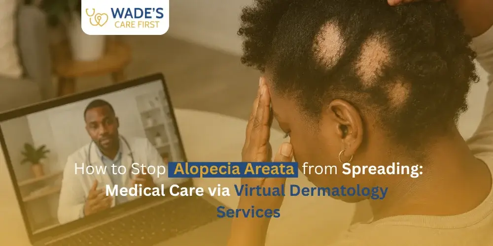 How to Stop Alopecia Areata from Spreading: Medical Care via Virtual Dermatology Services